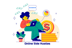 10 Online Side Hustles Illustration Product Image 4