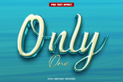 Only 3D editable text effect Product Image 1