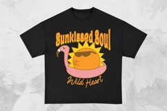 Sunkissed Soul Retro Summer T-shirt Design Product Image 1