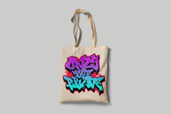 Only The Brave Graffiti Drip Typography SVG Vector Product Image 3