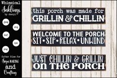On The Porch SVG Sign Set Product Image 1