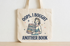 Oops I Bought Another Book PNG, Reading Girl Design Product Image 4