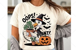Oops I Got Another Plant! Halloween Goose PNG, Spooky Plant Product Image 4