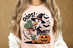 Oops I Got Another Plant! Halloween Goose PNG, Spooky Plant Product Image 5