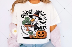 Oops I Got Another Plant! Halloween Goose PNG, Spooky Plant Product Image 1