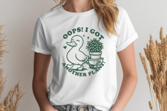 Oops I Got Another Plant SVG PNG, Cute Duck Plant Lady Print Product Image 2