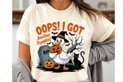Oops! I Got Another Pumpkin PNG, Goose Halloween Sublimation Product Image 3