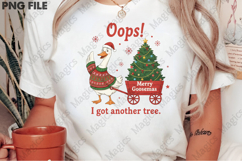 Oops I Got Another Tree Goose Xmas PNG Product Image 2