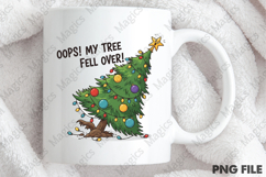 Oops My Tree Fell Over Funny PNG Product Image 4