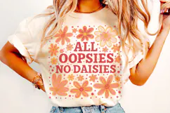 All Oopsies No Daisies PNG, Boho Flowers Png, Wildflowers Product Image 2