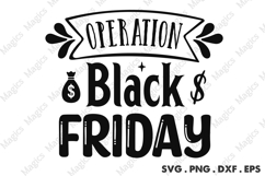 Operation Black Friday SVG, Black Friday SVG, Shopping Svg Product Image 1