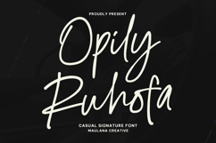 Opily Ruhofa Casual Signature Font Product Image 1