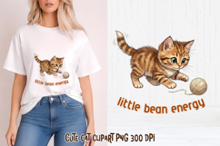 Funny cat clipart | Sarcastic quotes cute cat sublimation Product Image 1