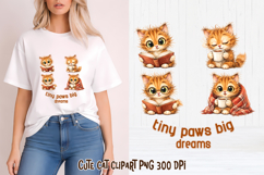 Funny cat clipart | Sarcastic quotes cute cat sublimation Product Image 1