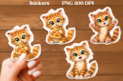 Funy cat sticker printable | Cat lover sticker PNG Product Image 1