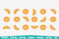 Orange Glass Can SVG, fruit glass can, Orange svg Product Image 2