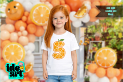Orange Layered Numbers Product Image 3