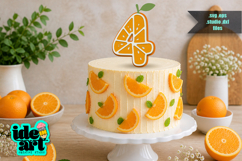 Orange Layered Numbers Product Image 4