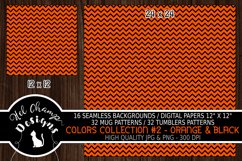 orange black digital papers backgrounds seamlacearts stripes lines grid quadrille chevrons scrapbooking origami 3