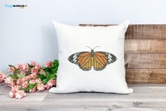 Orange Butterfly Cross Stitch Pattern - Digital Download PDF Product Image 3