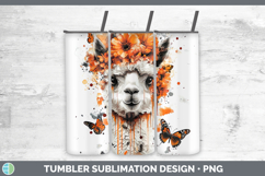 GorgeousOrange Drips Tumbler design.