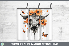 GorgeousOrange Drips Tumbler design.