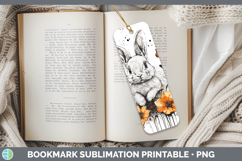 GorgeousOrange Drips Bookmark design.
