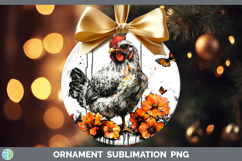 GorgeousOrange Drips Ornament design.