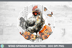 GorgeousOrange Drips Wind Spinner design.