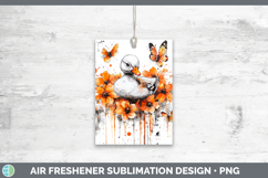 GorgeousOrange Drips Air Freshener design.