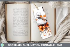 GorgeousOrange Drips Bookmark design.