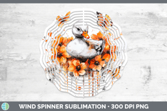 GorgeousOrange Drips Wind Spinner design.