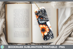 GorgeousOrange Drips Bookmark design.