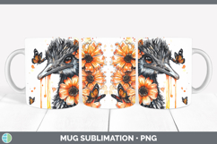 GorgeousOrange Drips Mug Wrap design.