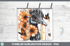 GorgeousOrange Drips Tumbler design.