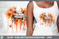 GorgeousOrange Drips Shirt design.