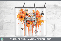 GorgeousOrange Drips Tumbler design.