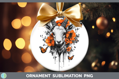 GorgeousOrange Drips Ornament design.