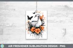 GorgeousOrange Drips Air Freshener design.