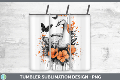 GorgeousOrange Drips Tumbler design.