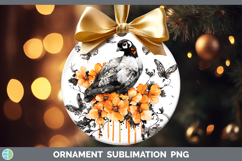 GorgeousOrange Drips Ornament design.