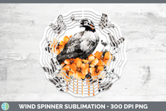 GorgeousOrange Drips Wind Spinner design.