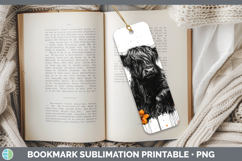 GorgeousOrange Drips Bookmark design.
