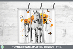 GorgeousOrange Drips Tumbler design.