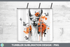 GorgeousOrange Drips Tumbler design.