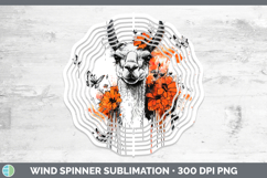 GorgeousOrange Drips Wind Spinner design.