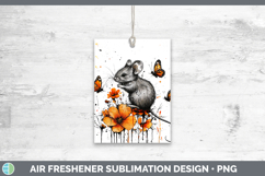 GorgeousOrange Drips Air Freshener design.