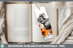 GorgeousOrange Drips Bookmark design.