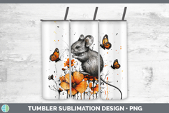 GorgeousOrange Drips Tumbler design.