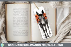 GorgeousOrange Drips Bookmark design.